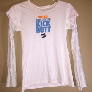 🍁🛍☑️🔶Nike Children’s Long Sleeve Tee🔵☑️